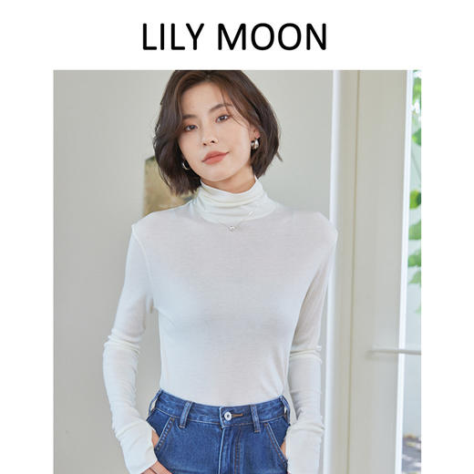 LILY MOON桑蚕丝德绒天丝打底衫——i陪娃 商品图4
