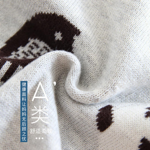 【卡通加绒加厚连体衣】巴布雨双层保暖A类婴儿连体衣秋冬可爱柔软婴儿衣服婴儿连 体爬服 商品图3