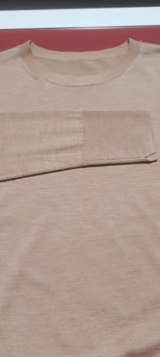 鹿王新款圆领美丽诺羊毛打底衫 商品图2