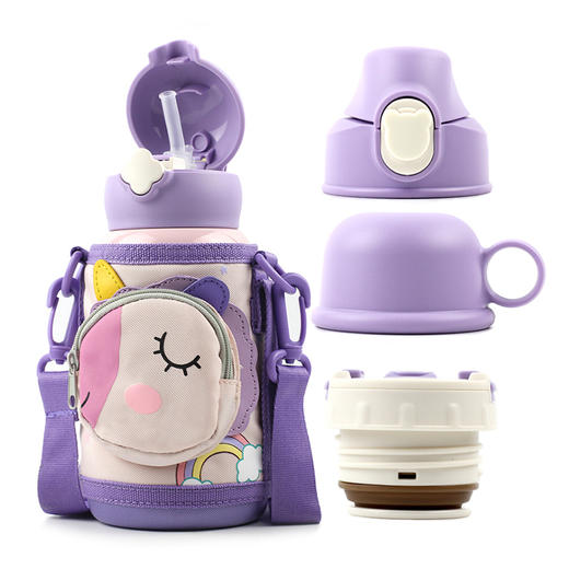 BEDDYBEAR杯具熊儿童杯四叶草 独角兽630ml RT105-630 商品图5