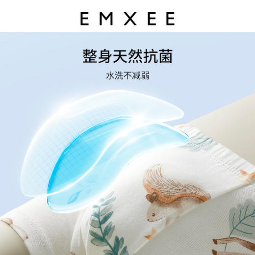 【婴童内裤】嫚熙儿童内裤男童女童平角裤不夹屁屁中大童短裤抗菌透气 商品图2