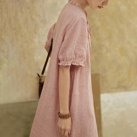 裁缝学苑AQ119亚麻连衣裙纸样女装改良旗袍夏季2022裙子版型打板 商品图4