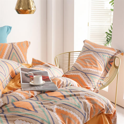 【门店同款】【天丝生态磨毛套件】新升级面料多种有益酶健康生态环保四件套 商品图4