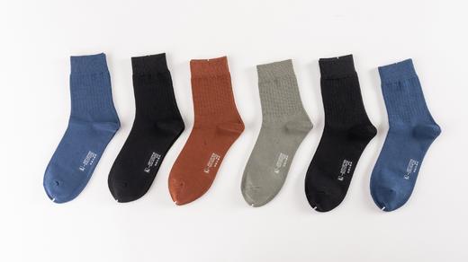 三连包男中长筒袜(3A抗菌系列)YM2219 商品图0