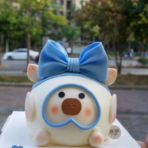 蓝色猪猪蛋糕 商品图1