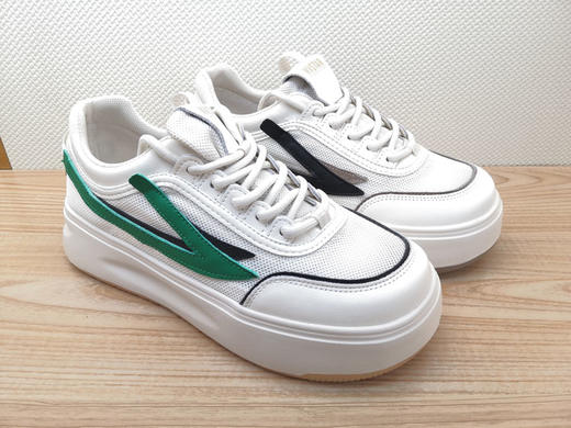 2022夏季新款豪行真皮舒适休闲女鞋22233501时尚平底网面凉鞋正品 商品图3