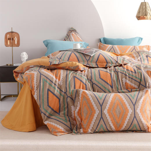 【门店同款】【天丝生态磨毛套件】新升级面料多种有益酶健康生态环保四件套 商品图2