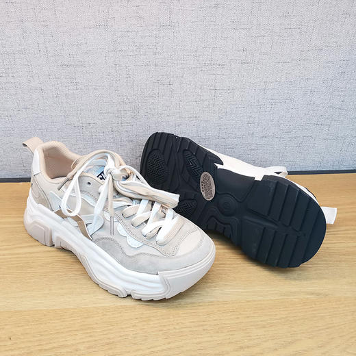 豪行软底22178221老爹鞋松糕底女鞋百搭厚底运动鞋女 商品图6