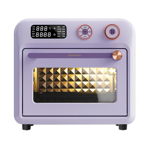 大宇DAEWOO可视空气炸锅新款家用多功能大容量智能无油电炸锅烤箱一体机 商品图0
