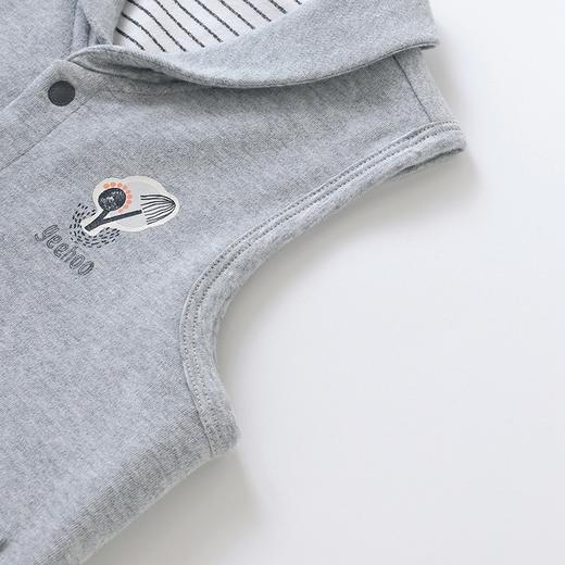 英氏儿童马甲婴儿衣服2022秋季新款童装上衣双层YZJGJ32002A 商品图2