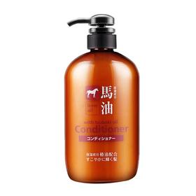 kumano熊野油脂 马油无硅油弱酸性护发素 600ml/瓶