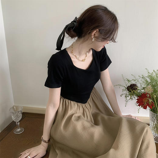 裁缝学苑AQ118女士法式连衣裙纸样裙子方领女装新款2022服装样板 商品图3