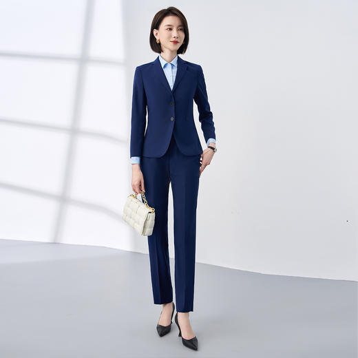 【上衣+裤子】罗蒙春秋西服套装女士正装商务通勤职业装两件套西装女 商品图6