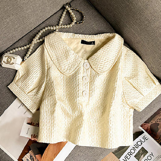 裁缝学苑AQ114 泡泡袖短款衬衫长半身裙纸样女装样板衣服打版裁剪 商品图2