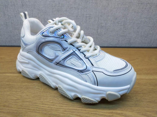 2022春季新款豪行舒适休闲运动女鞋22151937时尚系带松糕单鞋正品 商品图1