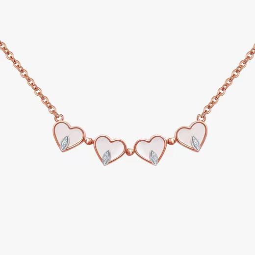 潮宏基 心有灵犀 母贝坠链 商品图1