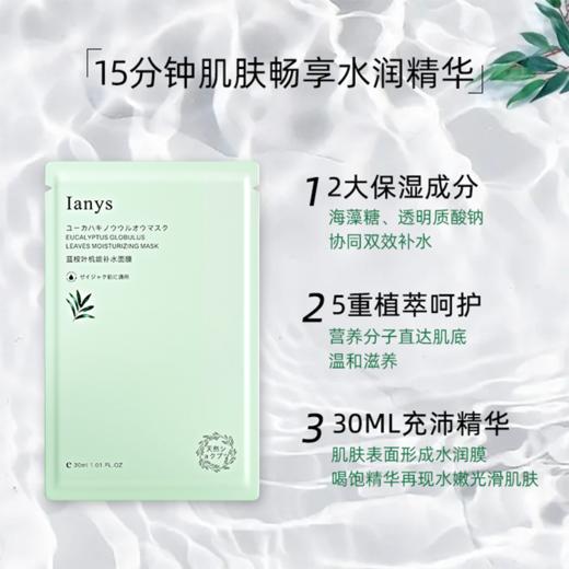 蓝桉叶机能补水面膜 商品图1