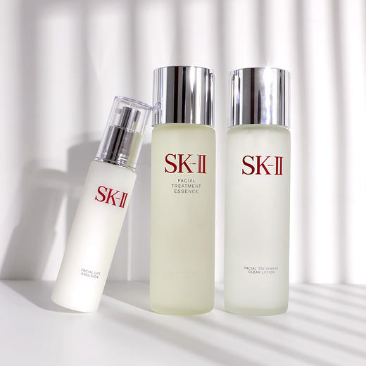SK2/SK-II 护肤保湿修护三件套 神仙水乳液清莹露 套盒【CDF】 商品图1