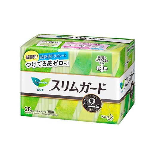 【3包装】[KAO花王 乐而雅S系列薄日用卫生巾20.5cm*28片/包 商品图0