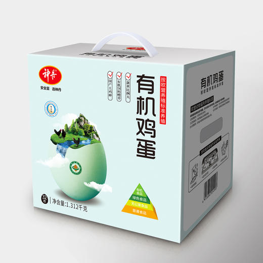 神丹32枚有机鸡蛋礼盒 商品图0