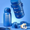BEDDYBEAR杯具熊 四叶草儿童保温杯直饮背带成人不锈钢水杯百事蓝丝绒 630ml 商品缩略图1