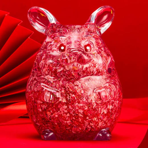 北京印钞有限公司《”兔“个团圆》兔财主碎钞摆件 商品图4