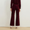 EITIE爱特爱冬季新款时尚通勤复古洋气高腰喇叭长裤女裤6705409 商品缩略图5