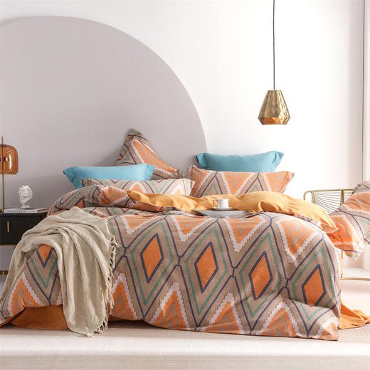 【门店同款】【天丝生态磨毛套件】新升级面料多种有益酶健康生态环保四件套 商品图0