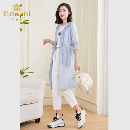 乔万尼外套新款薄款休闲收腰风衣外套EF3A895 商品图1