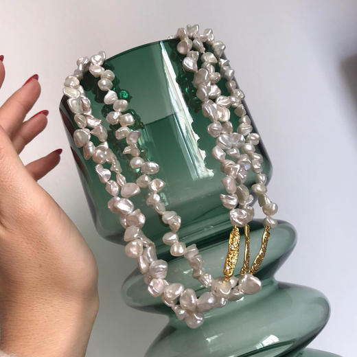 北京仓｜Barbóra-Ambrosia-永恒与希望 珍珠 项链［希腊设计师] 商品图9