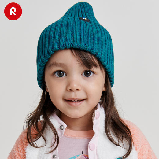 reima男女儿童大童帽子秋季新款纯棉休闲透气弹力保暖针织帽 商品图5