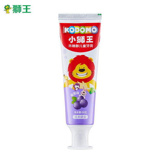 小狮王木糖醇儿童牙膏（葡萄）40克 商品图6