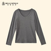 皇家丽美长袖t恤内搭圆领打底衫女春秋洋气上衣修身秋衣SZ2655 商品缩略图3