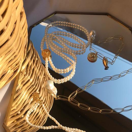 北京仓｜Barbóra-Athenian-缪斯金币 双层珍珠 项圈［希腊设计师] 商品图8