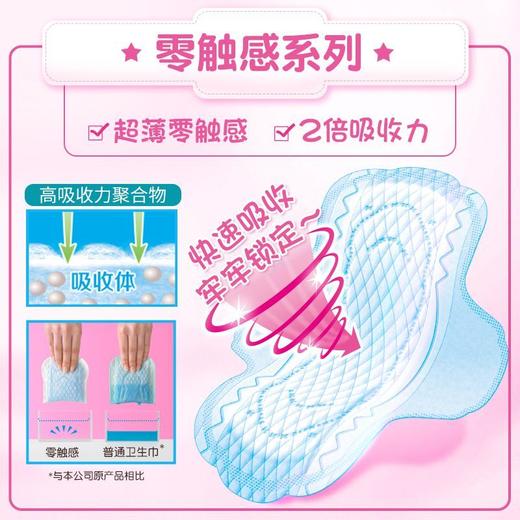 【3包装】[KAO花王 乐而雅S系列薄日用卫生巾20.5cm*28片/包 商品图3