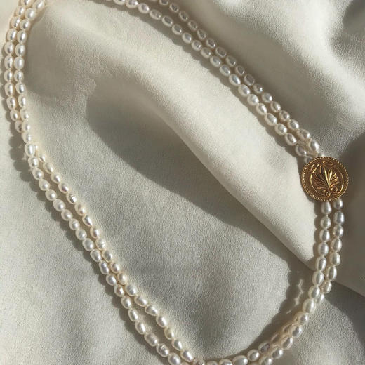 北京仓｜Barbóra-Athenian-缪斯金币 双层珍珠 项圈［希腊设计师] 商品图5