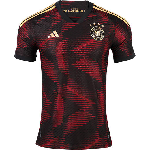 ADIDAS/阿迪达斯2022世界杯德国队球员版客场比赛球衣成人男HF1695 商品图4