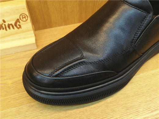 2021豪行秋冬新款11378327纯皮牛皮商务休闲男鞋单鞋皮鞋专柜正品 商品图3