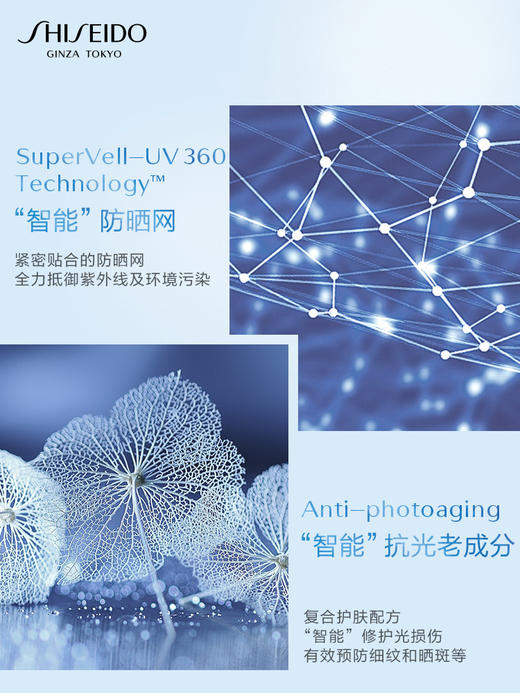 SHISEIDO资生堂 蓝胖子防晒SPF50+PA++++ 50ml（清爽版） 商品图2