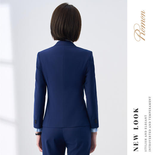 【上衣+裤子】罗蒙春秋西服套装女士正装商务通勤职业装两件套西装女 商品图1