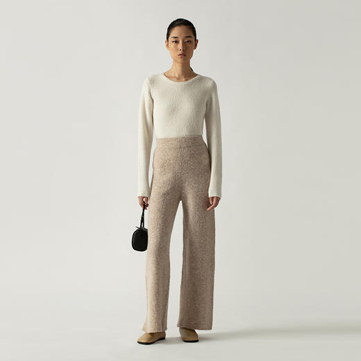 322工房升级打底加厚针织打底衫2022年秋冬款圈圈纱山羊绒套头衫 商品图1