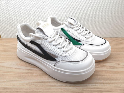 2022夏季新款豪行真皮舒适休闲女鞋22233501时尚平底网面凉鞋正品 商品图2