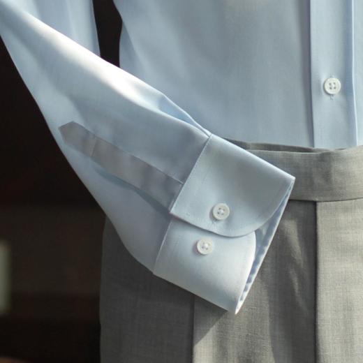 高唯白色/蓝色男士英式衬衫商务修身正装  两色可选 商品图1