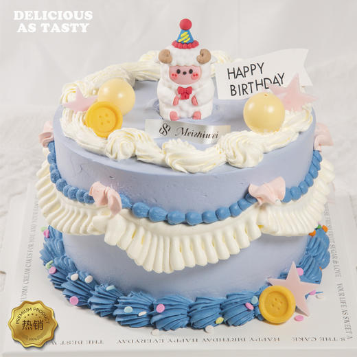 【No.385】原味动物奶油蛋糕 商品图0