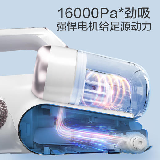 海尔（Haier）除螨仪家用手持床上大吸力双杯智能除螨仪 超声波紫外线杀菌去螨虫神器 热风除湿 HZ-C9W 商品图4