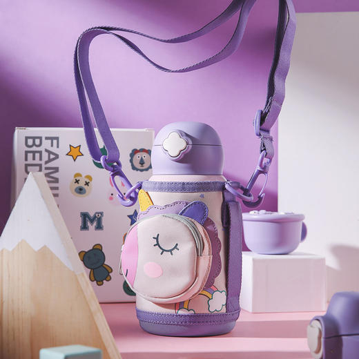 BEDDYBEAR杯具熊儿童杯四叶草 独角兽630ml RT105-630 商品图4