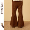 littletime女童休闲裤2022春秋新款薄软女大童喇叭裤森系纯色长裤 商品缩略图3