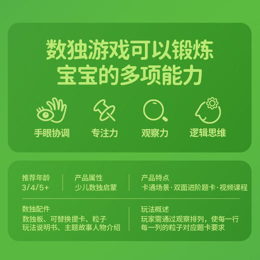 【组合下单 单拍不发哦】新 TOI磁性儿童 入门数独棋盘玩具数学逻辑思维训练亲子桌面游戏 商品图1