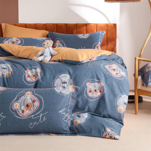 【门店同款】【天丝生态磨毛套件】新升级面料多种有益酶健康生态环保四件套 商品图11