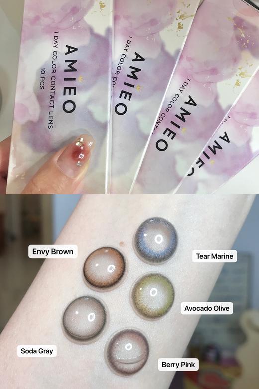 【6盒199】AMIEO 1 day 日本原版海淘美瞳 日抛10片装 MYUMYU日本直送 商品图5